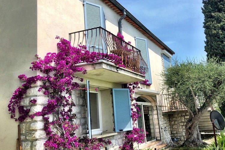Vooraanzicht bougainville - Chateau d'Eau - Tourrettes-sur-Loup